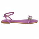 Sandalia Rasteira Feminina Maria Flor Casual Flores 202311