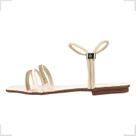 Sandalia Rasteira Feminina Strass Confortavel