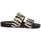 Sandalia Rasteira Feminina Vichy Aine - Zebra