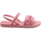 Sandália Rasteira Ipanema Metal Glam Infantil Menina