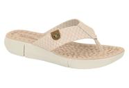 Sandália Rasteira Modare 7142.106 - Creme/Camel