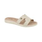 Sandália Rasteira Modare Conforto Reflex Sense Tiras H Off White Tamanho:38Cor:Off White