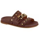 Sandália Rasteira Papete Beira Rio Conforto - Linha Glam Studs