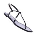 Sandalia rasteira verniz preto s0116800020017 preto 34