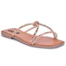 Sandália Rasteirinha Feminina Confortável Brilho strass Flat Moda Ortopédico Luxo Sandália Rasteirinha Feminina Confortável Brilho strass Flat Moda Ortopédico Luxo