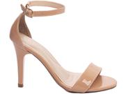 Sandália Salto 9,5cm - Elegância e Conforto em Verniz - Rose