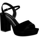 Sandália Salto Alto Meia Pata Clássica Tendência Moda Verão 141-006 Via Marte