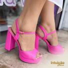 Sandalia salto alto pink Sandalia salto alto pink