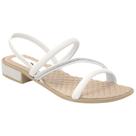 Sandália Salto Baixo Widefit Piccadilly 590022-1 Feminina - Branco Sandália Salto Baixo Widefit Piccadilly 590022-1 Feminina - Branco