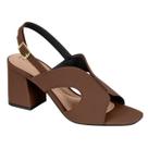 Sandália Salto Bloco Feminino Beira Rio Slingback 8436.238