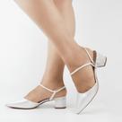 Sandália Salto Bloco Slingback