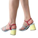 Sandália Salto Bloco Tiras Alma Shoes 5745008