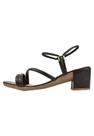 Sandália Salto Feminina Tiras Saltinho Tendência Fashion S-022