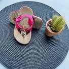 Sandália Sandalinha Chinelo bebê feminino menina com elástico Personagem Minnie confortável