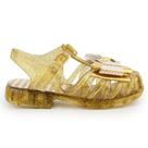 Sandália Sandalinha Fivela Mini Aranha Glitter Transparente Cristal Dourada Laço Menina Bebê Baby Sandália Sandalinha Fivela Mini Aranha Glitter Transparente Cristal Dourada Laço Menina Bebê Baby