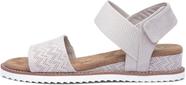 Sandália Skechers Desert Kiss Off-White com Palmilha de Espuma Memory