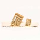 Sandália Slide Easy Lança Perfume Ve25 Off White Feminino