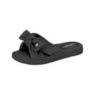 Sandália Slide Modare Feminina Nobuck Ultra Soft Laço