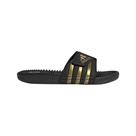 Sandália Slides adidas Adissage unissex preta/dourada tamanho 43