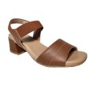 Sandalia Social Usaflex Elastico salto bloco robusto AJ2003