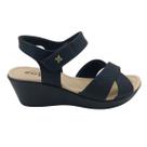 Sandália Softli Anabela Laise Lux 10167 - Feminino