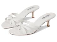 Sandália Steve Madden Cary Couro Branco Salto 6,5 cm Sandália Steve Madden Cary Couro Branco Salto 6,5 cm