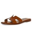 Sandália Steve Madden Hadyn Couro Cognac Tamanho 36