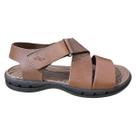 sandalia tapua couro semi cromo masculino casual