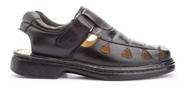 Sandália Tertuliano Papete Conforto Anti-Stress Couro Pelica Super Leve Masculino 8200 (62114)