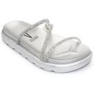 Sandalia Tira pronta Strass Cristal/Prata Vizzano Sandalia Tira pronta Strass Cristal/Prata Vizzano