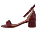 Sandália Usaflex AG3301 Conforto em Couro Vermelho Médio Sandália Usaflex AG3301 Conforto em Couro Vermelho Médio