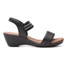 Sandália Usaflex Anabela Elástico Tiras Feminina Sandália Usaflex Anabela Elástico Tiras Feminina