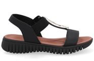 Sandalia usaflex conforto em couro feminino am11002 - Sandalia usaflex conforto em couro feminino am11002 -