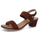 Sandalia usaflex elastico salto bloco ref ud28005 feminino
