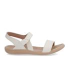 Sandália Usaflex Feminina Couro Plataforma Baixa Conforto -