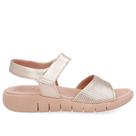 Sandalia usaflex plataforma couro ref ud17001 feminino