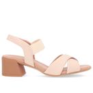 Sandalia usaflex salto bloco ref al2002 feminino