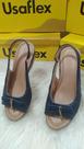 Sandália Usaflex Slingback em couro - AC5715002 Sandália Usaflex Slingback em couro - AC5715002