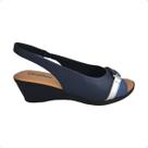 Sandalia Usaflex Social Couro Anabela conforto MM0902 Sandalia Usaflex Social Couro Anabela conforto MM0902