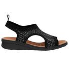 Sandalia usaflex tricot preto Sandalia usaflex tricot preto