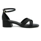 Sandalia Via Uno 853008 Salto Grosso Baixo Casual Feminino Sandalia Via Uno 853008 Salto Grosso Baixo Casual Feminino