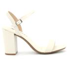 Sandalia Via Uno 874002 Salto Grosso Confortavel Feminino