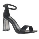Sandália Viamarte salto bloco croco 22-14607-032