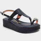 Sandália Vizzano Anabela Strass Feminina - Preto Sandália Vizzano Anabela Strass Feminina - Preto