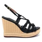 Sandália Vizzano Anabela Tramado Tiras Feminina 62835065 Sandália Vizzano Anabela Tramado Tiras Feminina 62835065