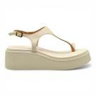 Sandalia Vizzano Plataforma Alta Dedo Flatform Conforto -