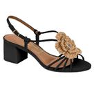 Sandalia vizzano salto bloco medio flor ref 6291.1193.7286