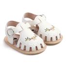 Sandálias Bebê Menina - Verão, Floral, Respirável e Confortável