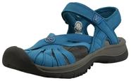 Sandálias Casuais Femininas KEEN Rose com Bico Fechado Azul Fjord 10