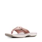 Sandálias Clarks Brinkley Jazz Ouro Rosé Leves com Salto de 30mm